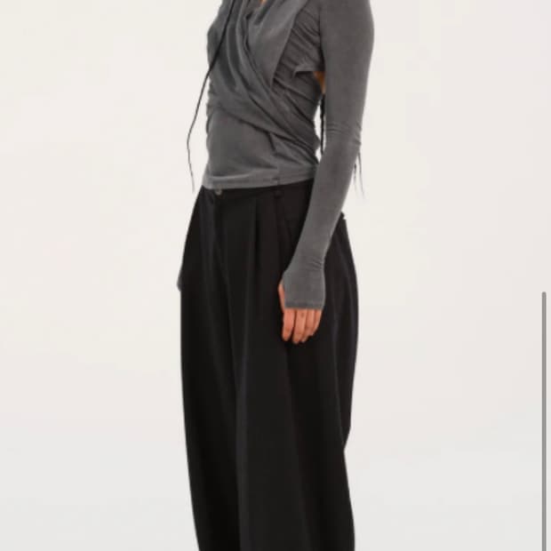 혜인서 와이드 울 팬츠 3사이즈 (다크 그레이) 