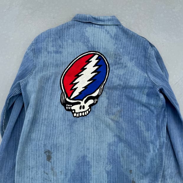 50s-60s hbt work jacket greatful dead
