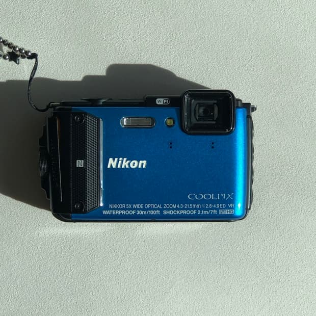 니콘 쿨픽스 AW130 블루 (AW100 후속)