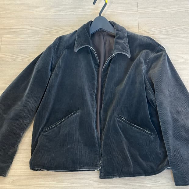 아프레쎄 A.PRESSE 코듀로이 스포츠 자켓 그레이 2사이즈