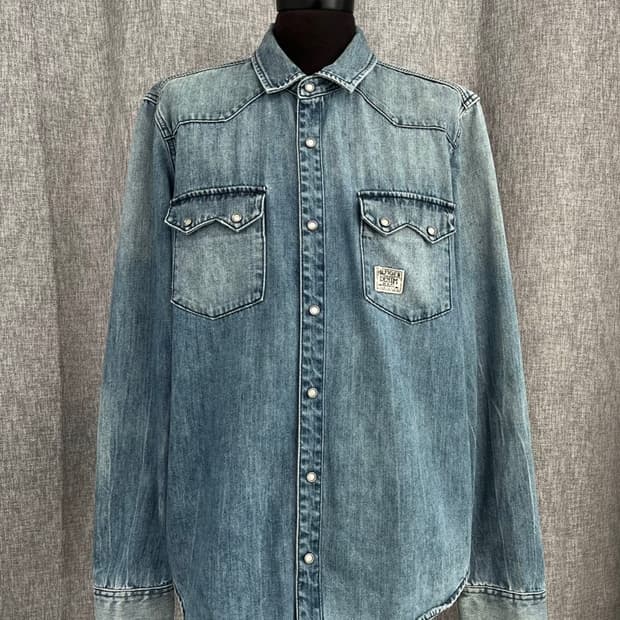 타미힐피거 웨스턴 데님 셔츠/#3455
