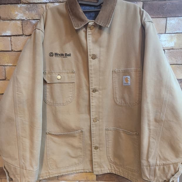칼하트 초어자켓 베이지 L 사이즈