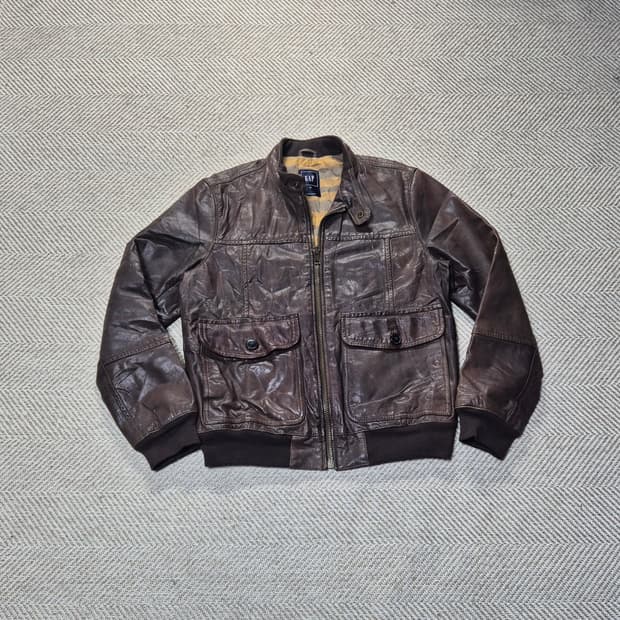 GAP 고트 레더자켓