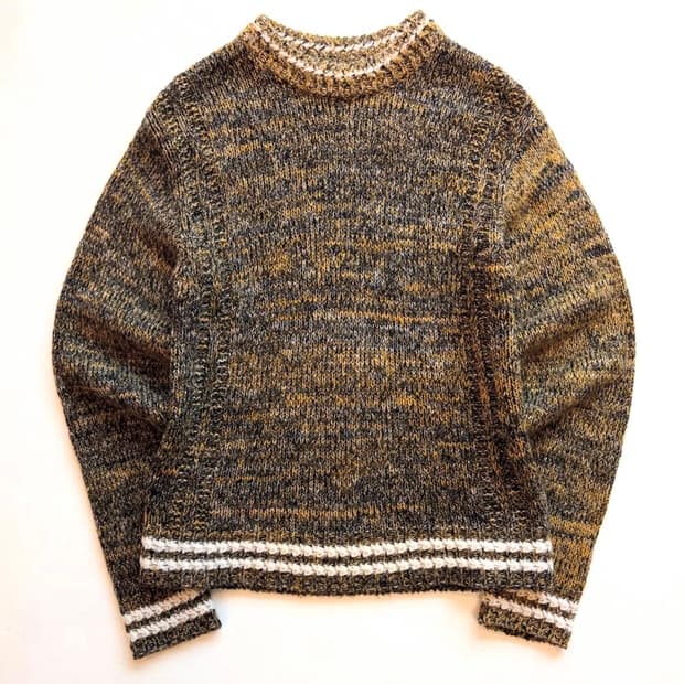 앤더슨벨 유니섹스 탐 멜란지 크루넥 스웨터