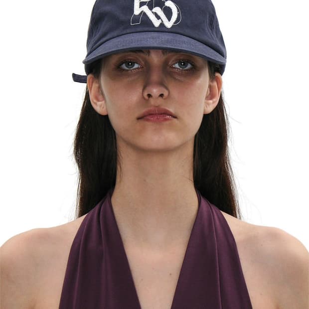파르티멘토 우먼 PW76 아플리케 그랜대드 캡 (네이비)