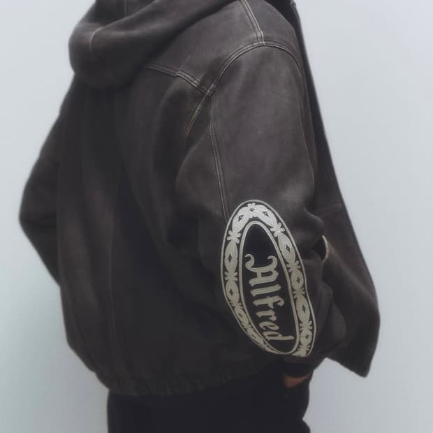 헤리티지플로스 가죽 후드집업