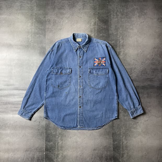 RED CLOUD 레드클라우드 빈티지 코튼 데님 셔츠 A00643