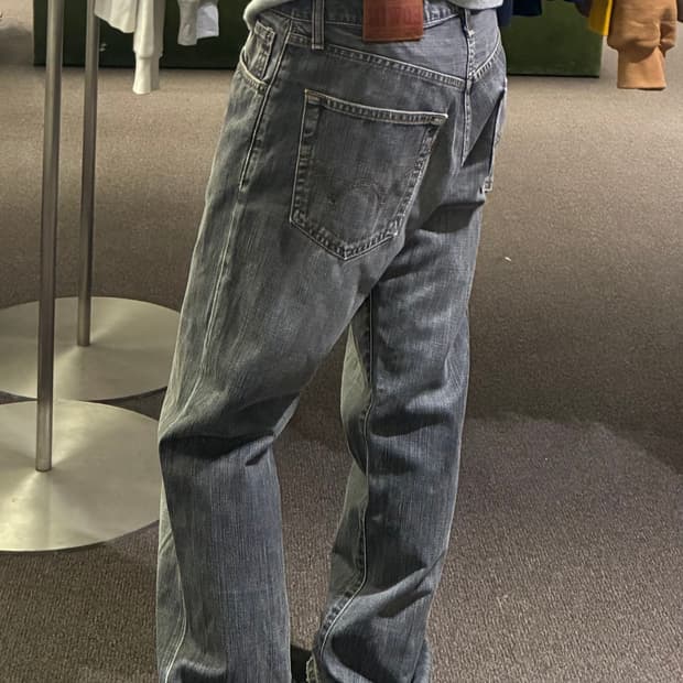 31x33)EDWIN 503 vintage 흑청 데님팬츠