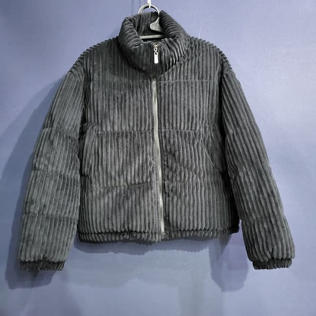 올리브데올리브 코듀로이 세미오버핏 패딩