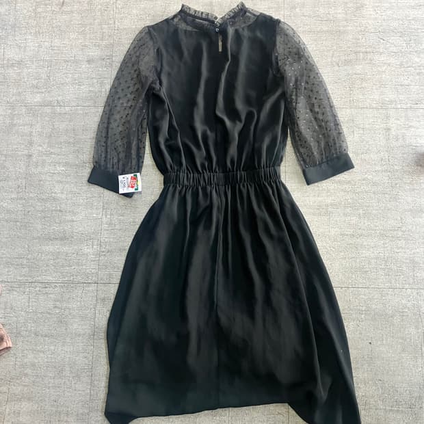 일본빈티지 하구미모리걸 달천깔페어리 프린세스공주풍 시스루원피스