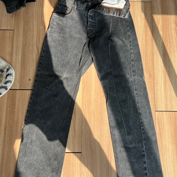 와이프로젝트 비대칭 데님 팬츠 31사이즈