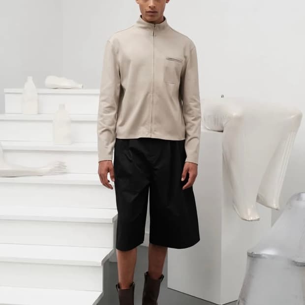 아모멘토 슬림핏 자켓 베이지 25SS (L)