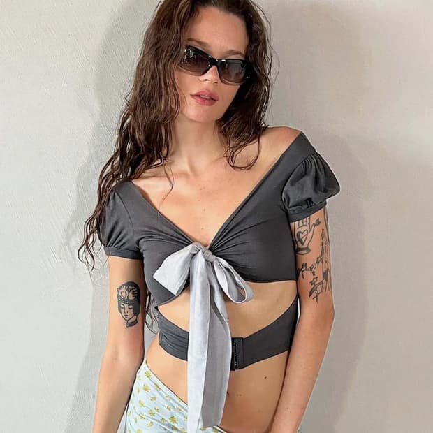 스컬프터 Princess 2way Tee Charcoal