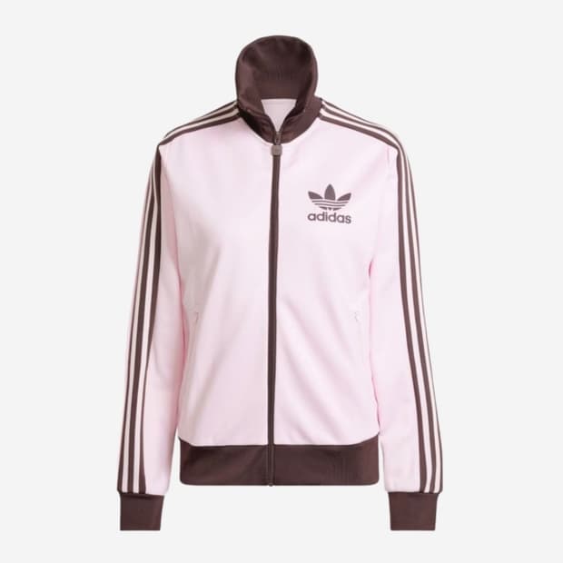 아디다스 베켄바우어 핑크 트랙탑 져지 핑크 브라운