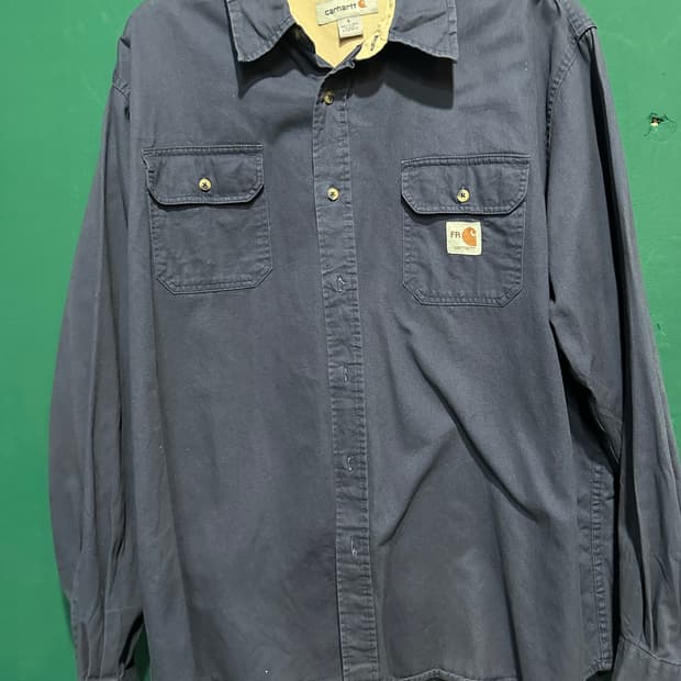 칼하트 워크셔츠 네이비105-110