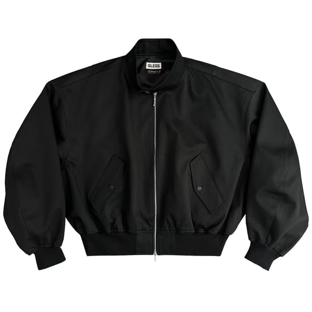 [1] GLESS 글레스 해링턴 자켓 블랙