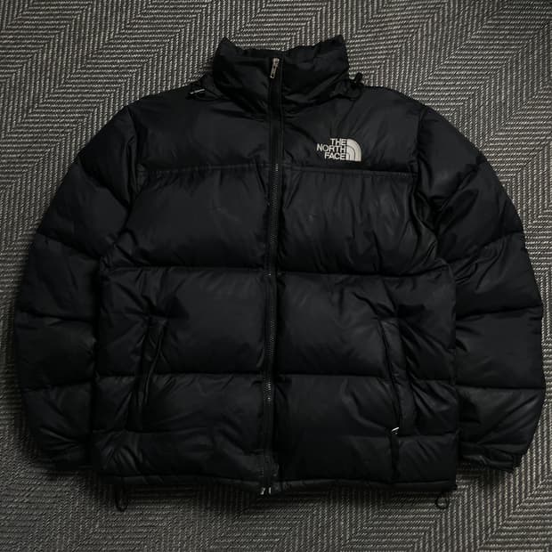 노스페이스 눕시 700 다운 푸퍼 패딩 블랙o 4824