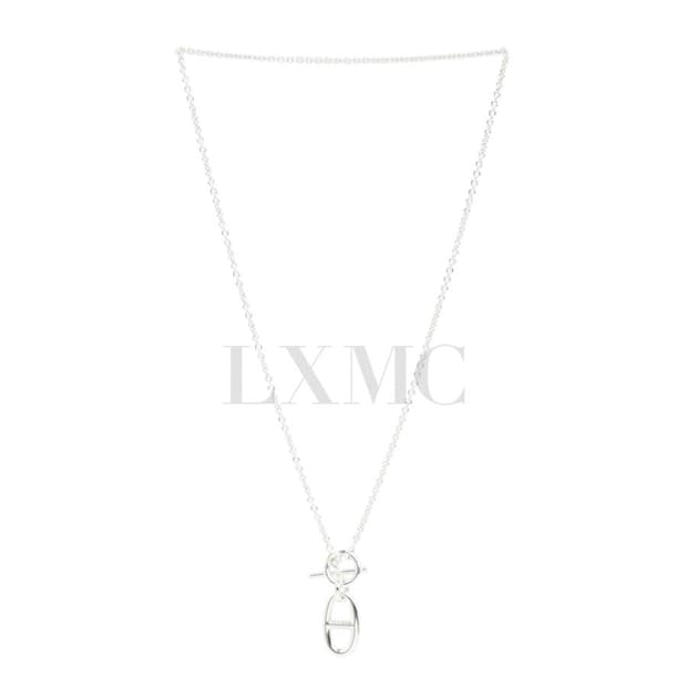 에르메스 샹달 목걸이 40CM 실버 네크리스 H104141B00