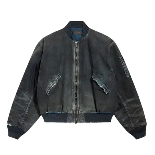 [XS]발렌시아가 데님 봄버 25ss 국내 매장판