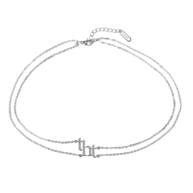 쓰리타임즈 tht shining choker necklace 초커 목걸이