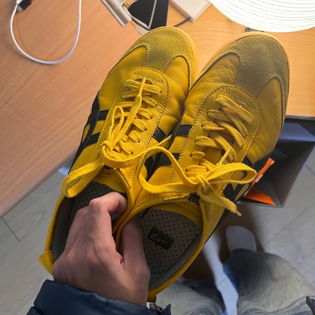 오니츠카타이거 멕시코66 노랑