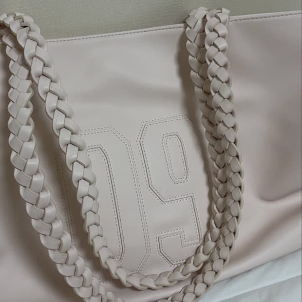 클리시어 09 Numbering leather bag pink