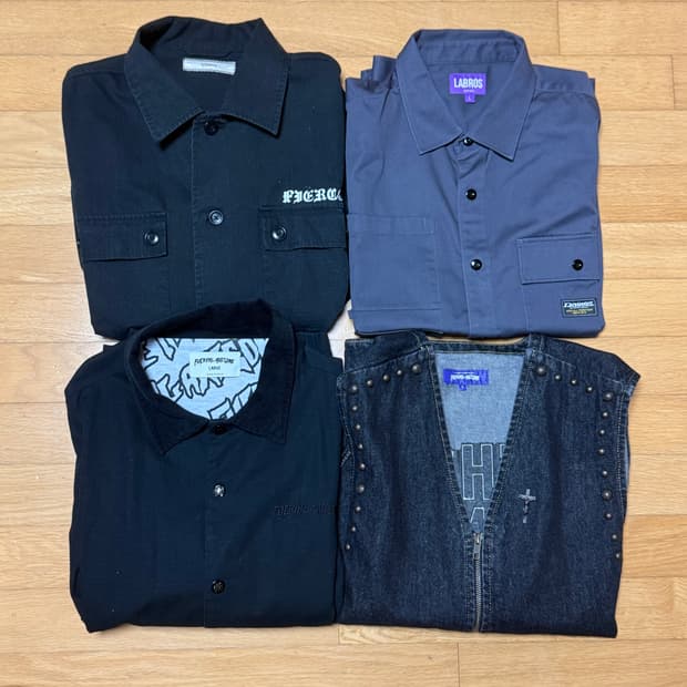 스트릿 아우터 일괄(퍼킹어썸 라브로스 블랙아웃)