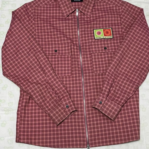 라스벳 패치 셔츠 집 업 [L]