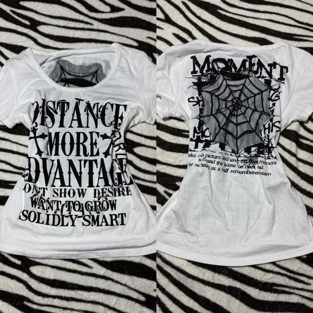 Spider web tee