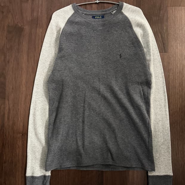 폴로 랄프로렌 배색 와플티