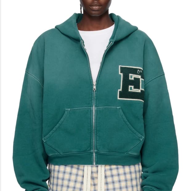 [M] ERL 이알엘 레터맨 바시티 후드집업