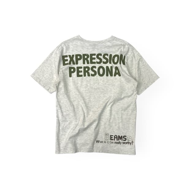 Beams Logo Print T-Shirt