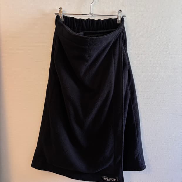 지초이 컴포트 22-006 블랭킷 후리스 랩스커트