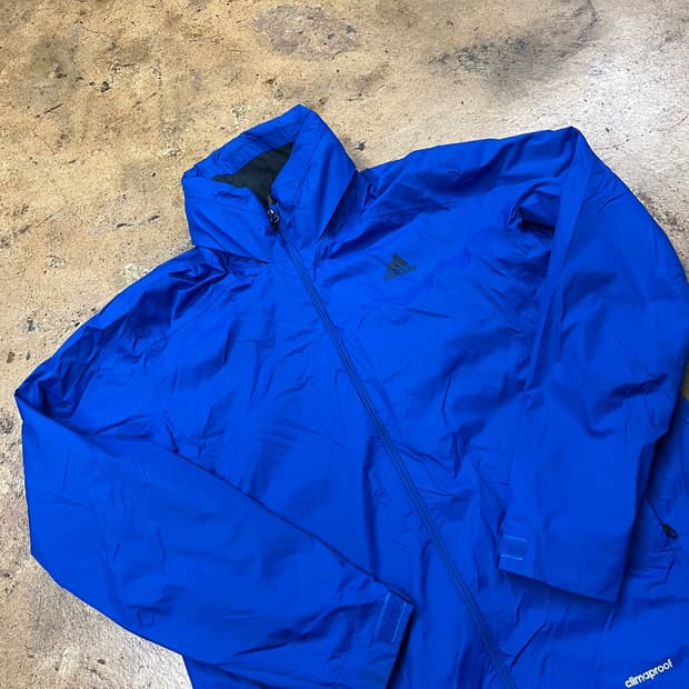 [정품/110] 아디다스 클라이마프루프 블루 바람막이 b10