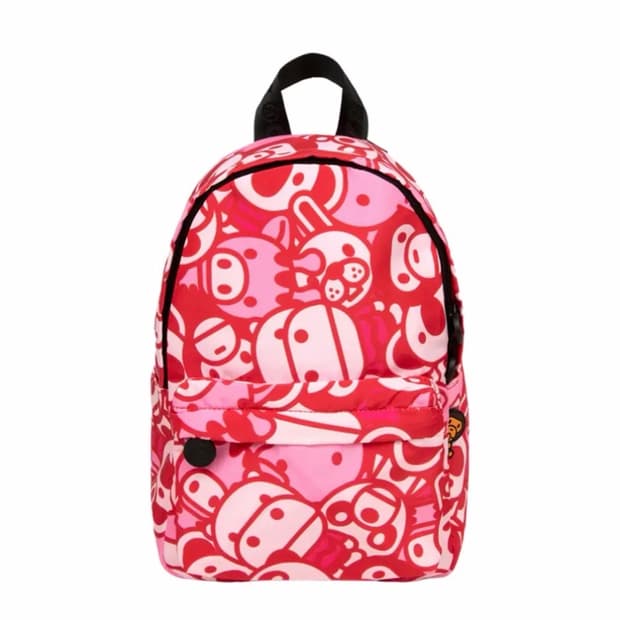 베이프 베이비 마일로 소프트 미니백팩 핑크