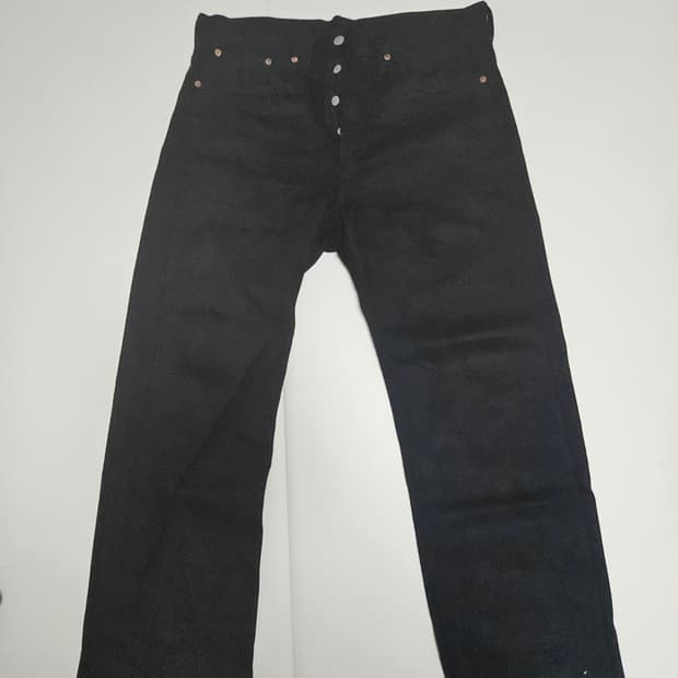 rrl 빈티지5포켓 블랙온블랙 33/30