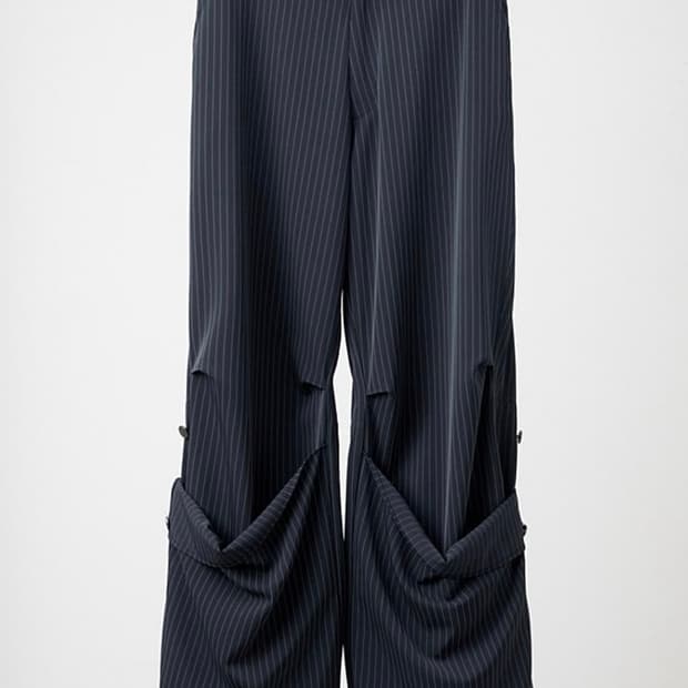 해칭룸 아머 팬츠 스트라이프 네이비 3사이즈