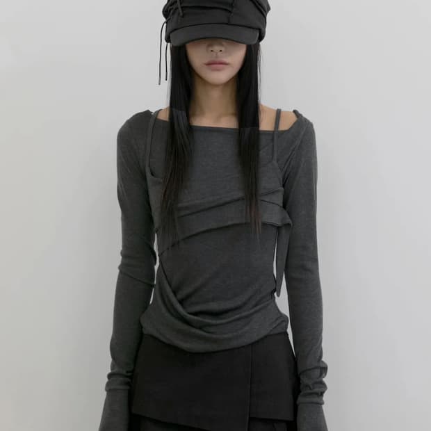 플레어업 Layered Bustier Long Sleeve (FL-105