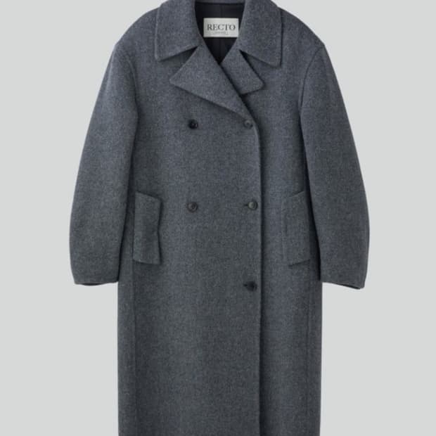 렉토 핸드메이드 코트 그레이 1사이즈