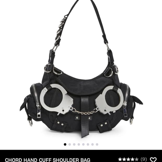 Darker wavs 수갑 숄더백 