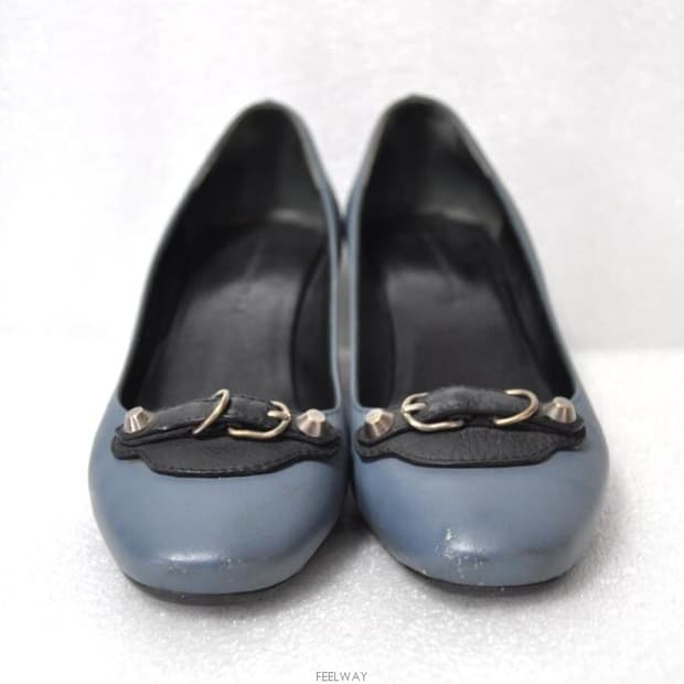 발렌시아가/여성가죽펌프스구두(사이즈220)정품