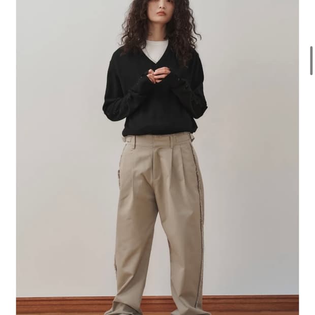 플리즈프로젝트 바지 베이지 2사이즈