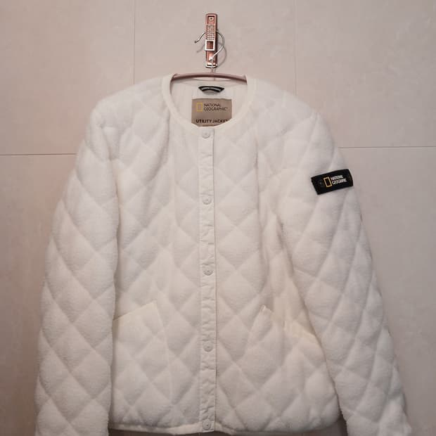 내셔널지오그래픽 정품 여성 유틸리티 뽀글이 퀼팅 자켓 90~95 사이즈