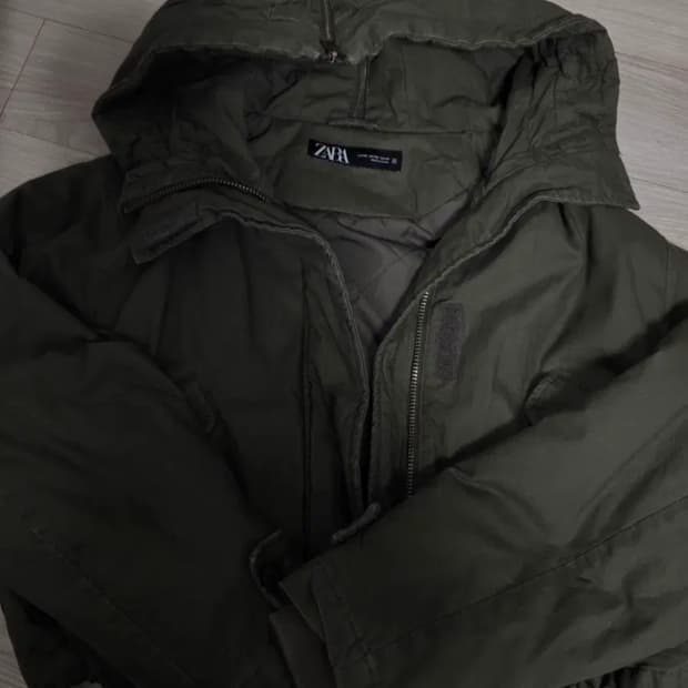 자라 카키 야상 자켓 xs