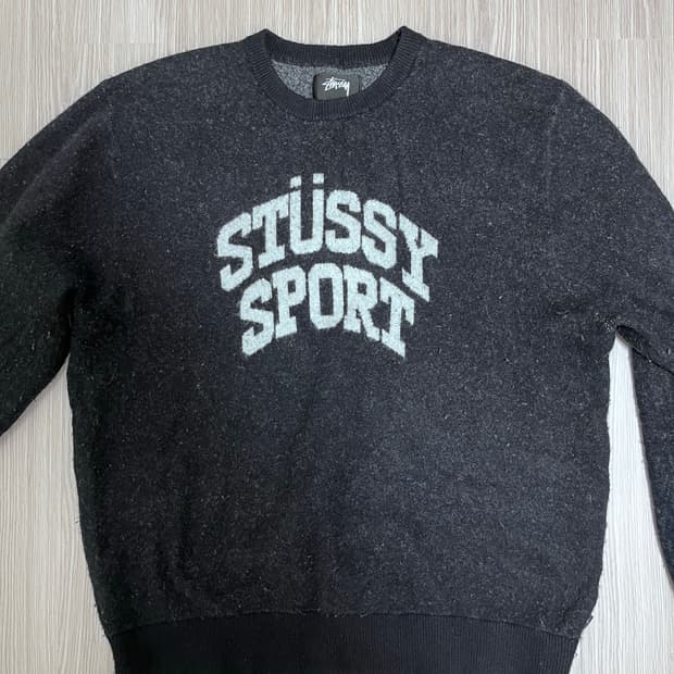 스투시 스포츠 니트