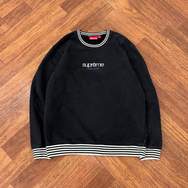 XL SUPREME 슈프림 14AW 뉴욕 라운드 맨투맨 