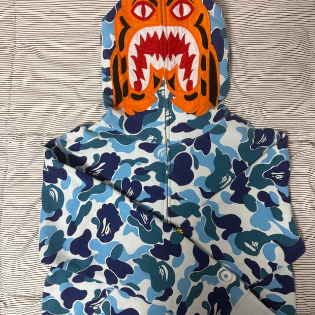 베이프 타이거 후드집업 