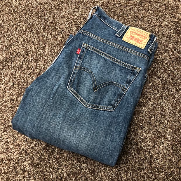 리바이스 559 스트레이트 워싱 데님 팬츠