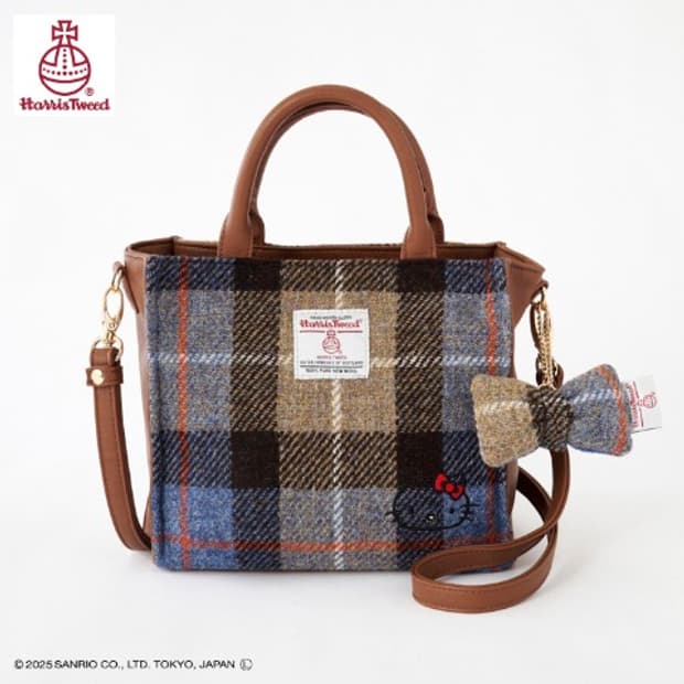 HELLO KITTY x 해리스트위드 2way 가방 새상품