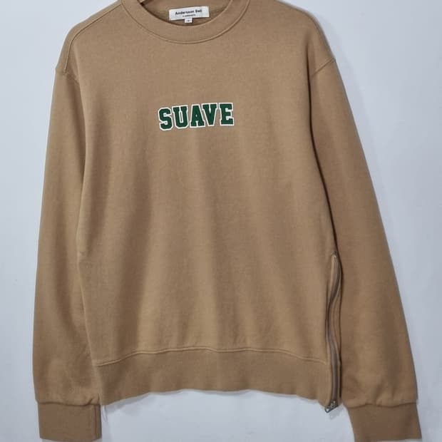 S ) 앤더슨벨 다크베이지 맨투맨